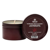 Hemp Seed 3-In-1 Massage Candle - Kashmir Musk (Brandy