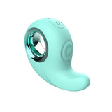 Adam & Eve CURVY CUTIE PLEASURE COMBO - Teal USB Rechargeable Tapping Stimulator-I484 4600