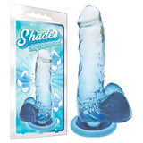 Shades 7 Jelly TPR Dong - Blue 17.8 cm Dong-IC1302-3