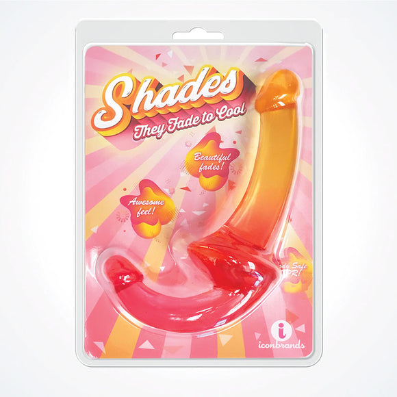 Shades 9.5 Strapless Double Dong - Pink/Orange 24 cm Double Dong-IC1308