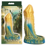 Alien Nation - Komodo - Blue/Gold 16.5 cm Penis Extender Fantasy Sleeve-IC1370