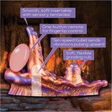 Alien Nation - Copperhead - Coloured USB Rechargeable Vibrating Fantasy Grinder Pad with Remote-IC1378