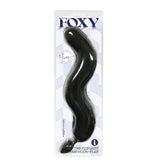 Foxy Fox Tail Silicone Butt Plug - Black - 46 cm Tail-IC1402