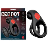 Red Dot Rings - V2 - Black USB Rechargeable Vibrating Cock & Ball Ring with Remote-IC5077