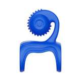 Adam & Eve ROCKIN & ROLLIN SNAIL - Blue USB Rechargeable Vibrating Couples Cage-J435 4000