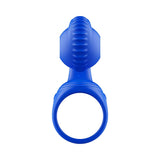 Adam & Eve ROCKIN & ROLLIN SNAIL - Blue USB Rechargeable Vibrating Couples Cage-J435 4000