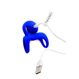 Adam & Eve ROCKIN & ROLLIN SNAIL - Blue USB Rechargeable Vibrating Couples Cage-J435 4000