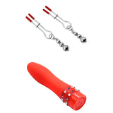 Adam & Eve SENSUAL SCARLET NIGHTS - Black/Red Couples Bondage Kit - Set of 10 Pieces-J535 6000