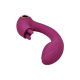 Adam & Eve ROSE GOLD CLIT TICKLER - Red 22 cm USB Rechargeable Rabbit Vibrator-J904 3100
