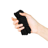 Adam & Eve BONDAGE ROPE - 3 metre (10 feet) - Black Bondage Rope - 3 metre Length-J973 8004