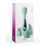 JimmyJane Canna - Teal 21.8 cm Massage Wand with 3 Interchangeable Heads-JJ10504