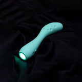 Adam & Eve GROOVY GLOW-UPS Flexie - Blue 19 cm USB Rechargeable G-Spot Vibrator