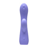 Adam & Eve GROOVY GLOW-UPS Wavie - Purple 16.5 cm USB Rechargeable Rabbit Vibrator