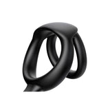 Adam & Eve THE GREAT EXPANDER - Black 14 cm USB Rechargeable Thrusting & Expanding Prostate Massager with Wireless Remote