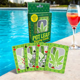 Pot Leaf Playing Cards - Waterproof Novelty Playing Cards-LGBG.130