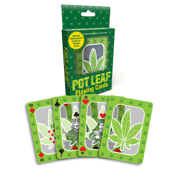 Pot Leaf Playing Cards - Waterproof Novelty Playing Cards-LGBG.130