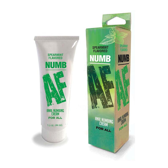 Numb AF - Mint - Mint Flavoured Anal Numbing Cream - 44 ml Tube-LGBT.605