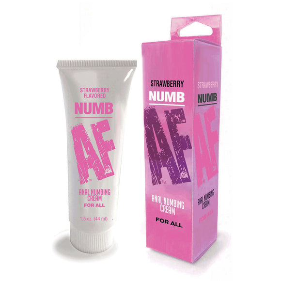 Numb AF - Strawberry - Strawberry Flavoured Anal Numbing Cream - 44 ml Tube-LGBT.630