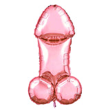Glitterati - Penis Party Balloon 90cm Mylar - Rose Gold 90 cm Novelty Balloon-LGCP.1082