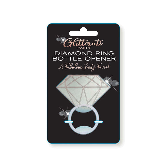 Glitterati Diamond Ring Bottle Opener - Novelty Bottle Opener-LGCP.1109