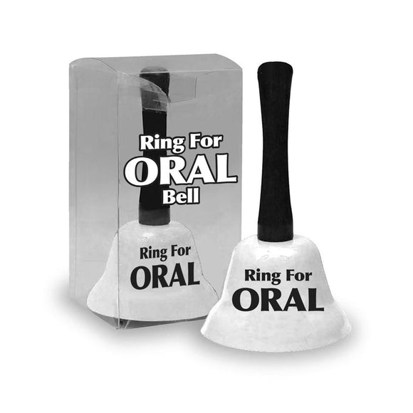 Ring For Oral Bell - White Novelty Bell-LGCP.1151