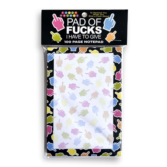 Pad Of Fucks I Have To Give! Notepad - Novelty Notepad - 100 Pages-LGCP.1227