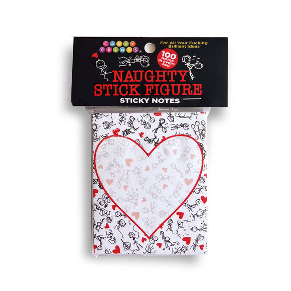 Naughty Stick Figure Sticky Notes - Novelty Sticky Notes - 100 Pack-LGCP.1234