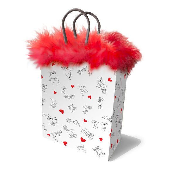 Naughty Stick Figures Gift Bag - Novelty Gift Bag-LGP.039