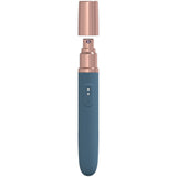 LOVELINE The Traveler - Blue - Blue 17.6 cm USB Rechargeable Vibrator with Lube Applicator-LOVU015BLU