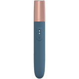LOVELINE The Traveler - Blue - Blue 17.6 cm USB Rechargeable Vibrator with Lube Applicator-LOVU015BLU
