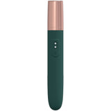 LOVELINE The Traveler - Green - Green 17.6 cm USB Rechargeable Vibrator with Lube Applicator-LOVU015GRN