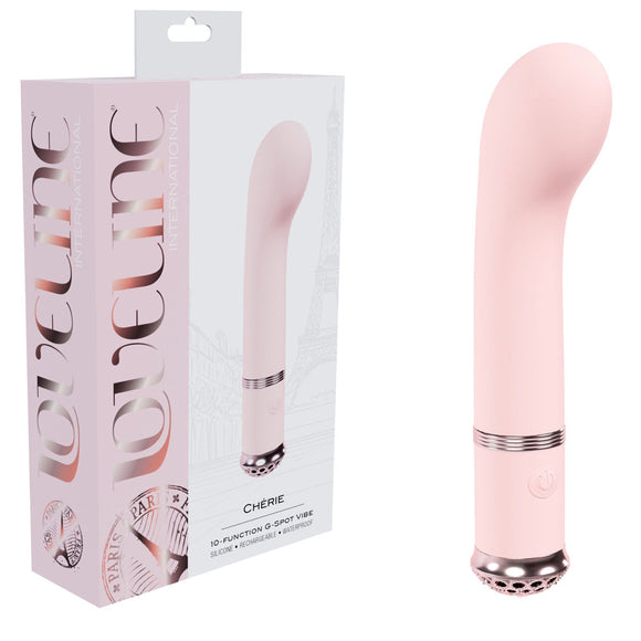 LOVELINE Cherie - Pink - Pink 14 cm USB Rechargeable Vibrator-LOVU061PNK