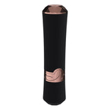 LOVELINE Dahlia - Black - Black/Red 12.5 cm USB Rechargeable Lipstick Vibrator-LOVU083BLK