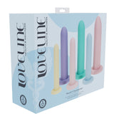 LOVELINE PelviFit Expanding Vaginal Dilator - Coloured Vaginal Dilators - Set of 6 Sizes-LOVU090MUL
