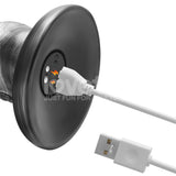 King Sized Vibrating Vibrax Slider - Grey 40.8 cm (16) USB Rechargeable Vibrating Dildo-LV121203