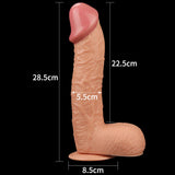 King Size 10.5 Realistic Dildo - Flesh 26.7 cm Dong-LV2207