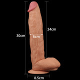 King Size 11 Realistic Dildo - Flesh 29.5 cm Dong-LV2208