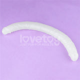 Lumino Play 18.5 Double Dildo - Glow in the Dark Blue 47 cm Double Dong-LV313012