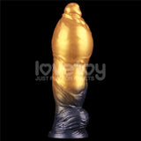 Aerosx 10 Inch Dual Density Inflatable Dildo - Gold/Blue 33 cm Inflatable Fantasy Dildo-LV416003