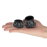 Pinnacle Pro Twin Grip Enhancer - Black Cock & Balls Ring-LV443021