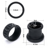 Pinnacle Pro Twin Grip Enhancer - Black Cock & Balls Ring-LV443021
