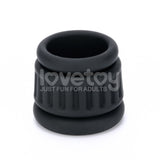 Pinnacle Pro Twin Grip Enhancer - Black Cock & Balls Ring-LV443021