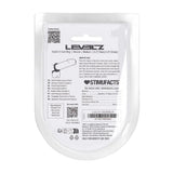 LEVELZ Double O Silicone Cock Ring - M - Black - Black Cock & Balls Rings