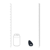 LEVELZ Teardrop Silicone Cock Ring - Black - Black Cock Ring
