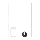 LEVELZ Silicone Cock & Ball Harness - Black - Black Cock & Ball Ring