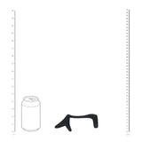LEVELZ Tri O Silicone Shaft Cock & Ball Ring - Black Cock & Balls Ring