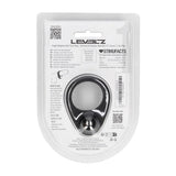 LEVELZ Single Weighted Ball Cock Ring - Black - Black Weighted Cock Ring