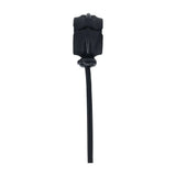 LEVELZ Wide Detachable Lasso Cock Ring - Black - Black Adjustable Cock Ring