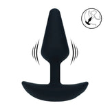 LEVELZ Classic Vibrating Silicone Anal Plug - Small - Black Small USB Rechargeable Butt Plug