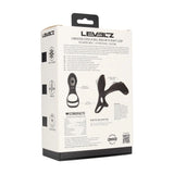 LEVELZ Vibrating Cock & Ball Ring with Shaft Loop - Black USB Rechargeable Vibrating Cock & Ball Rings